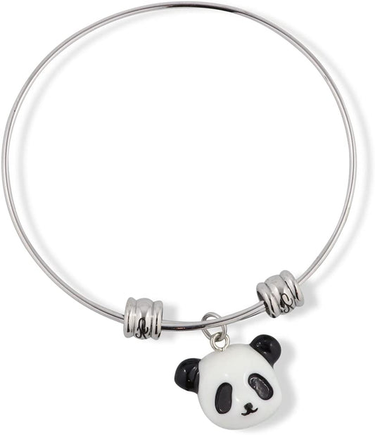 Panda Pandas Bracelet Bangle Charm Gift for Kids Women Men Girls and Boys Jewelry Panda Bear Gifts Giant Stuff Accessories Baby Decor