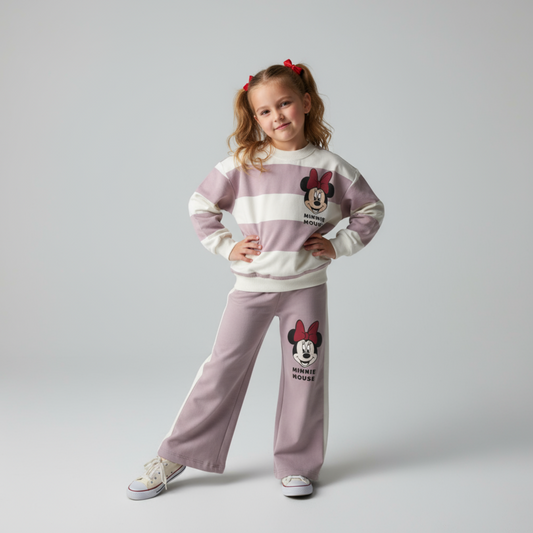 Sporty Mouse Girls Cotton Set